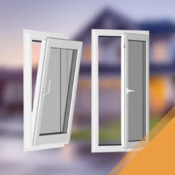 Premium Tilt and Turn Window Screens – Custom Fit (Measure Excludes Lip) | Complete Window Screens