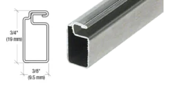 3/8 X 3/4 Silver Mill Screen Frame - Durable Window Screen Frame & Component