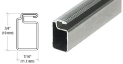 7/16 X 3/4 Silver Mill Screen Frame - Durable Window Screen Frame Component