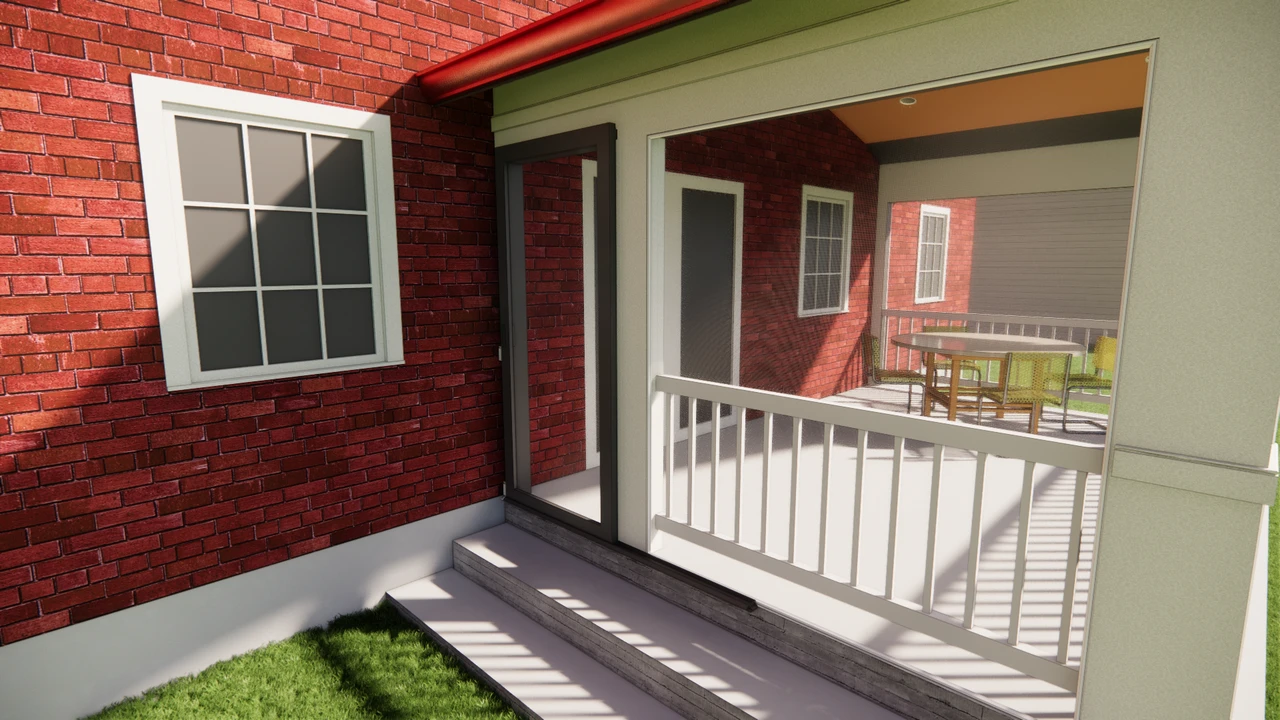 SCREENEZE Sliding Screen Door - Durable & Easy Installation Porch Screen - Image 2