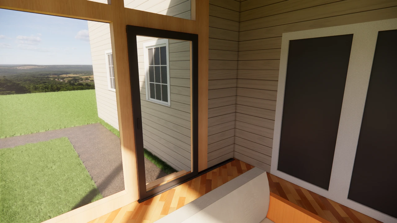 SCREENEZE Sliding Screen Door - Durable & Easy Installation Porch Screen - Image 3