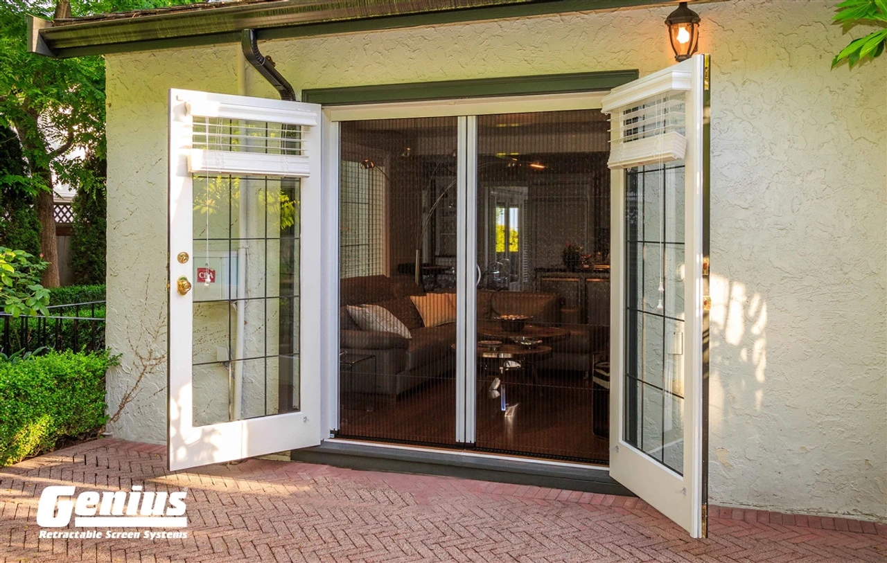 Sheer Classic 2-Panel Retractable Screen for Large Openings | Genius® Retractable Screens