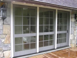 Sheer Classic 3-Panel Retractable Screen for Large Openings - Genius® Design