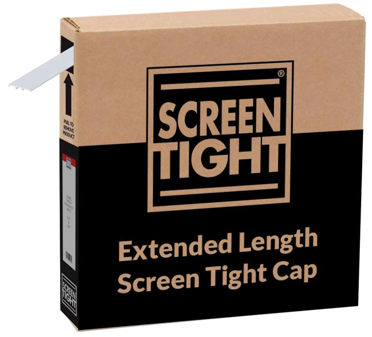 Screen Tight Cap Continuous Roll 1-1/2" X 160' - Durable Porch Screening System