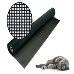 60" X 96" Heavy-Duty Pet Resistant Insect Screen Roll - Durable & Tear-Proof