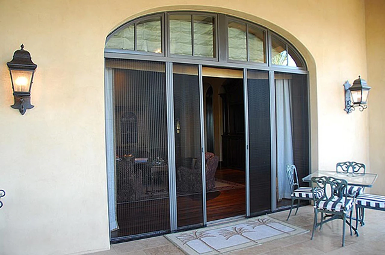 Sheer Classic 3-Panel Retractable Screen for Large Openings - Genius® Design - Image 2